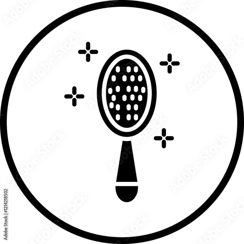 Baby hairbrush Vector Icon Style