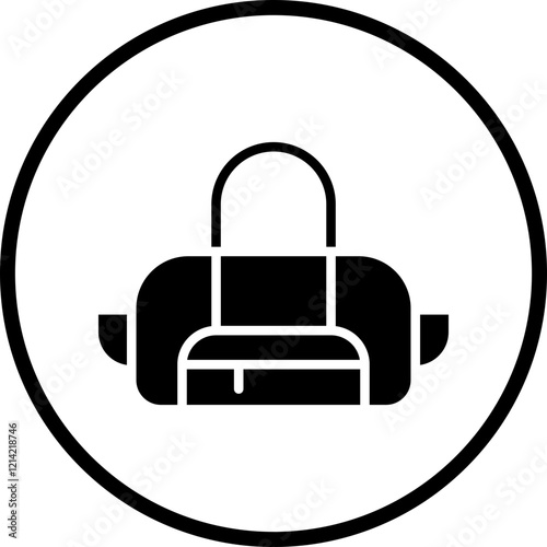 Diaper bag Vector Icon Style