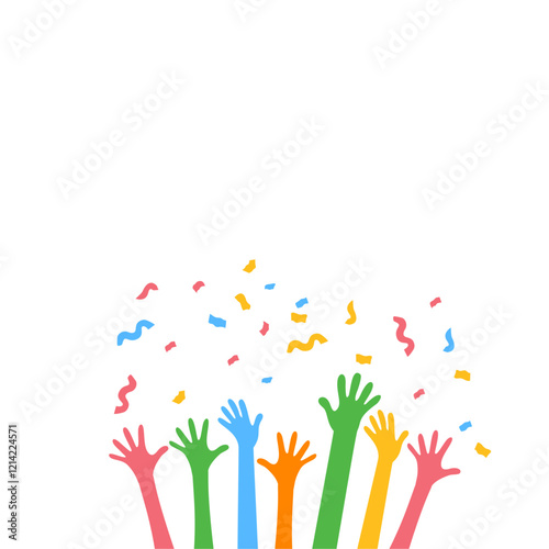 Hands Celebrating Party