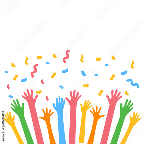 Hands Celebrating Party