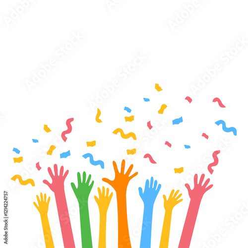 Hands Celebrating Party