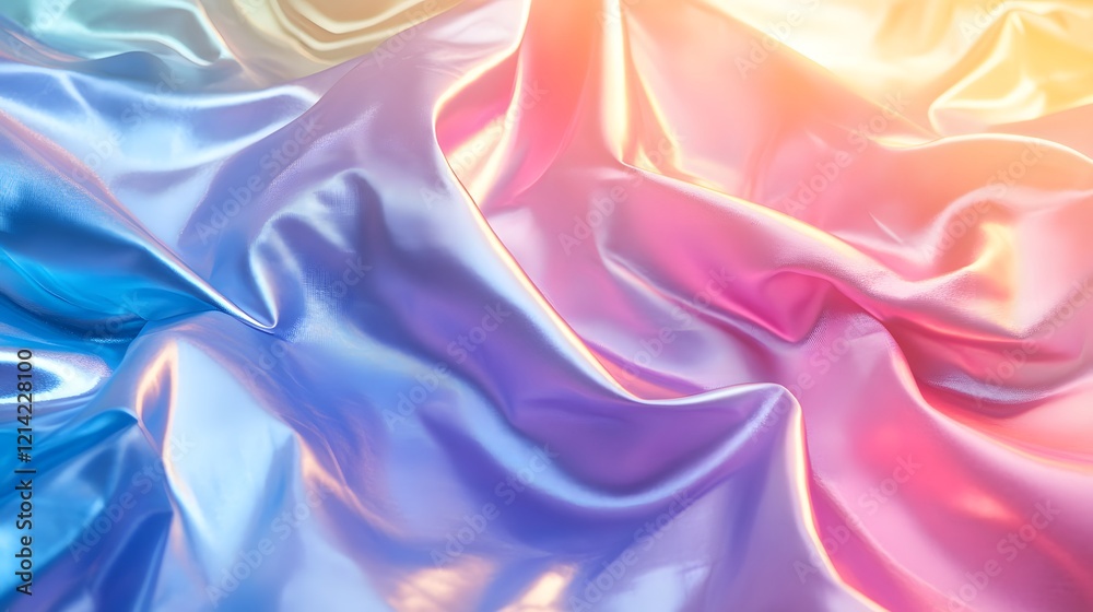Fototapeta premium Vibrant multicolor abstract background with a variety of hues and shades for design and artistic use