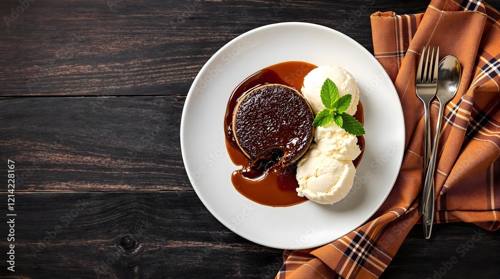 Sjokoladefondant (Chocolate Fondant) with Silky Chocolate Sauce (Norwegian Cuisine) Sjokoladefondant (Chocolate Fondant) with Silky Chocolate Sauce (Norwegian Cuisine)