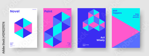 Isolated Report Design. Geometric Book Cover Template. Creative Banner Layout. Brochure. Poster. Business Presentation. Flyer. Background. Newsletter. Journal. Handbill. Magazine. Catalog. Pamphlet