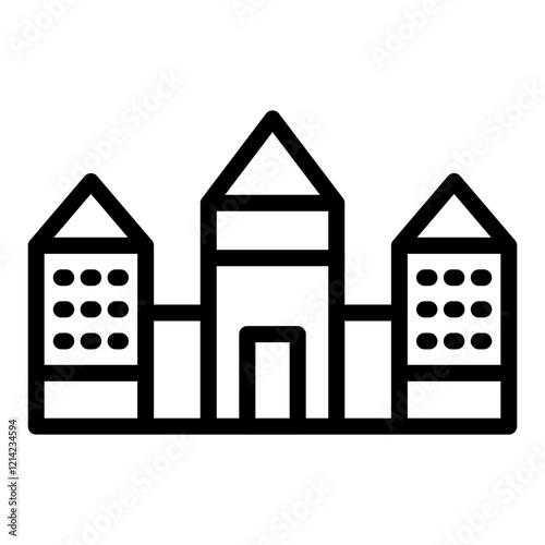 Palace Vector Design Icon Style