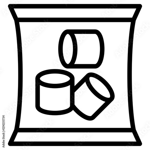Marshmallow Vector Design Icon Style