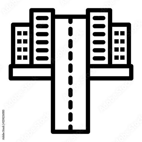Street Vector Design Icon Style