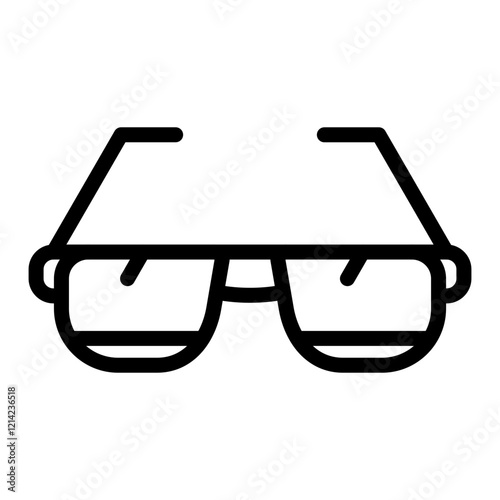 Glasses Vector Design Icon Style
