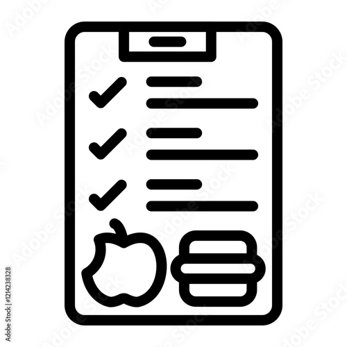 Balanced diet Vector Design Icon Style