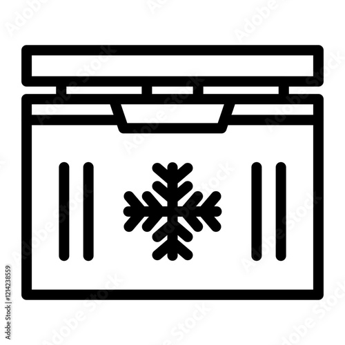 Freezer-friendly Vector Design Icon Style