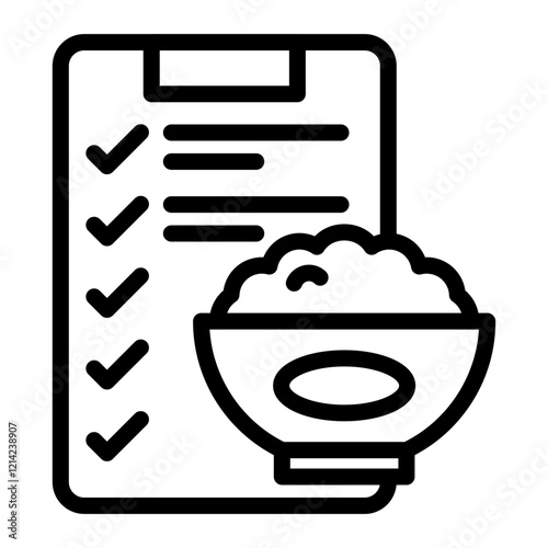 Weekly prep Vector Design Icon Style