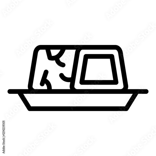 Pork loin Vector Design Icon Style