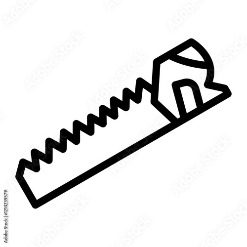 Crosscut saw Vector Design Icon Style