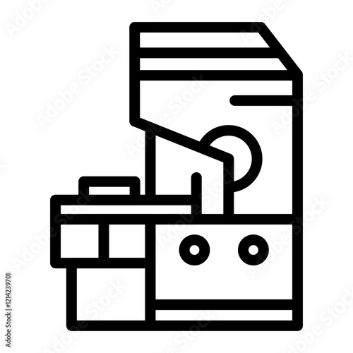 Sawmill machinery Vector Design Icon Style