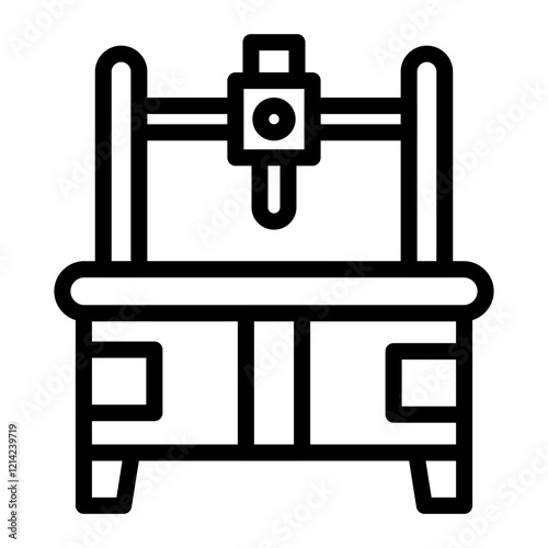 Wood milling Vector Design Icon Style