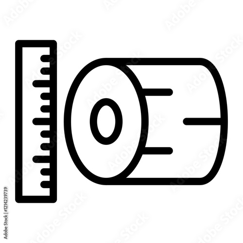 Log scaling Vector Design Icon Style
