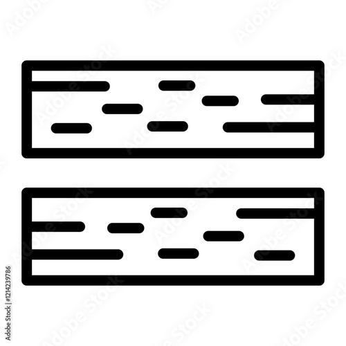 Softwood timber Vector Design Icon Style