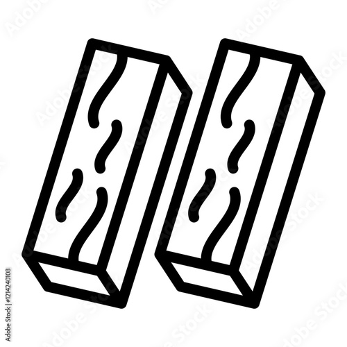 Timber products Vector Design Icon Style