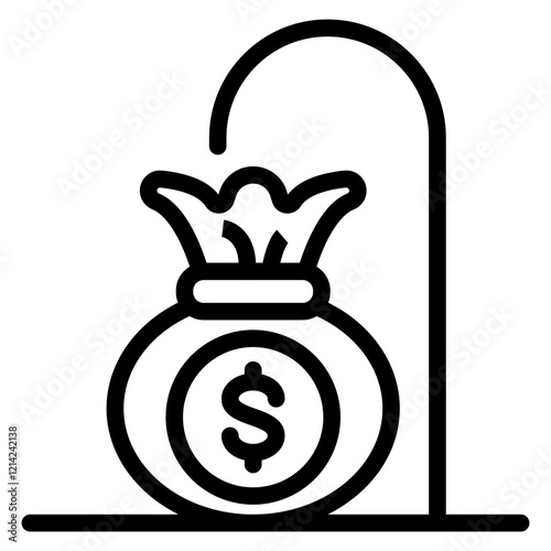 Retirement Fund Vector Design Icon Style