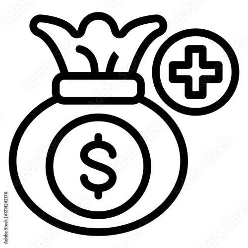 Emergency Fund Vector Design Icon Style