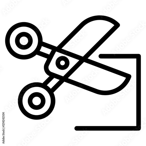 Coupon Cutter Vector Design Icon Style