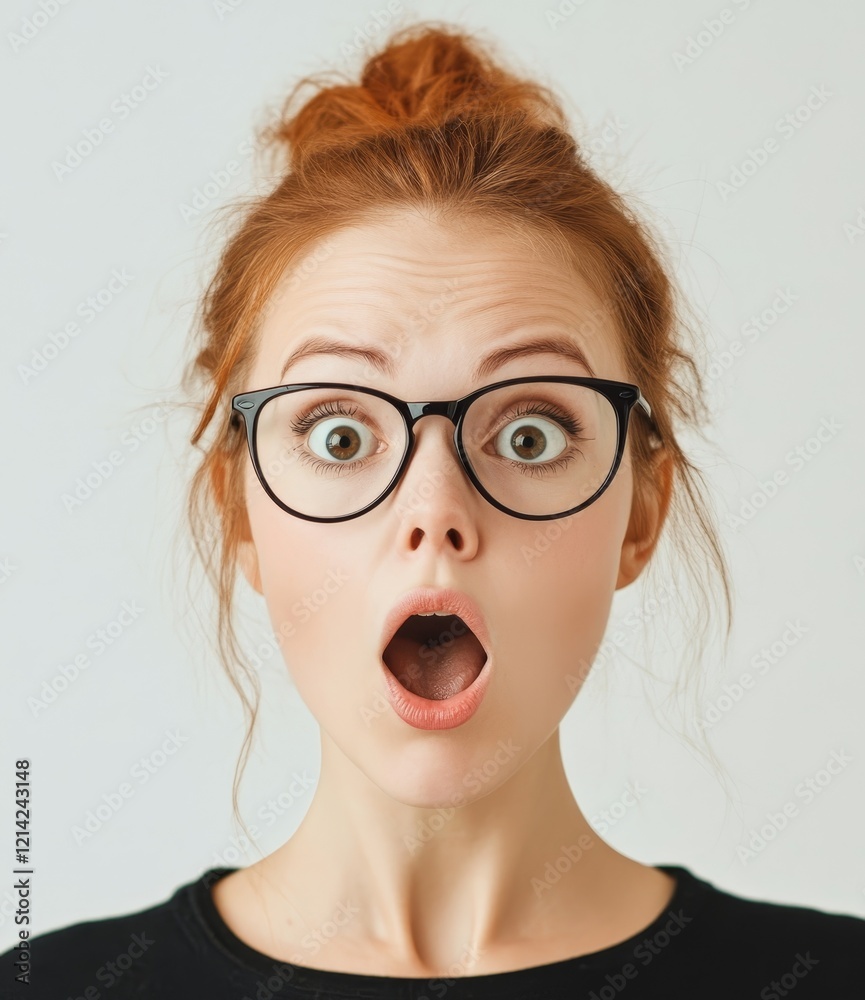 surprised woman, Generative AI surprised woman, Generative AI