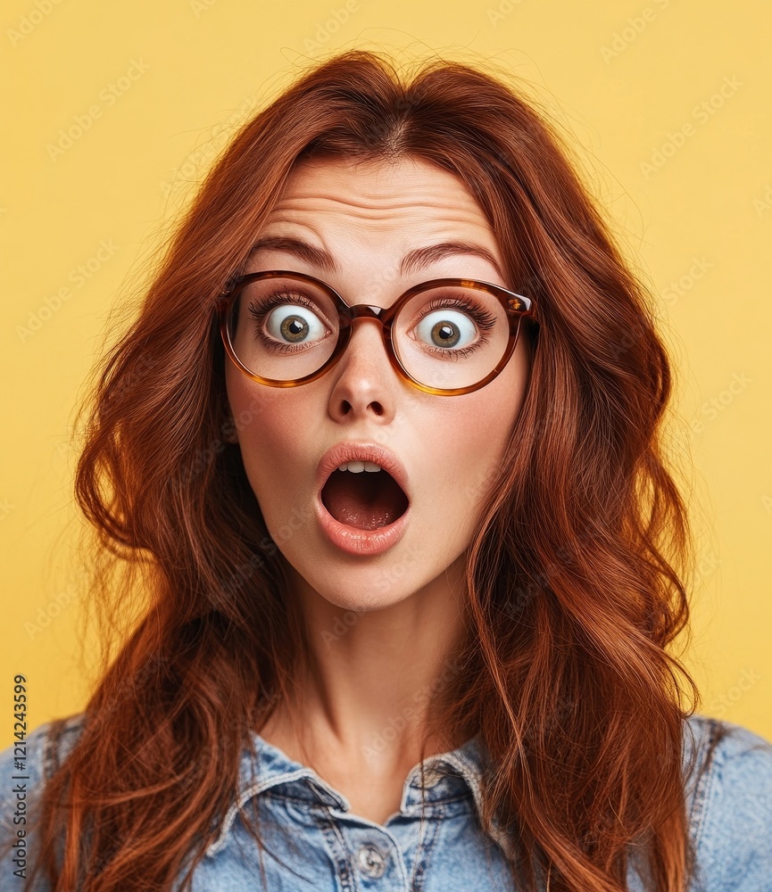 surprised woman, Generative AI surprised woman, Generative AI