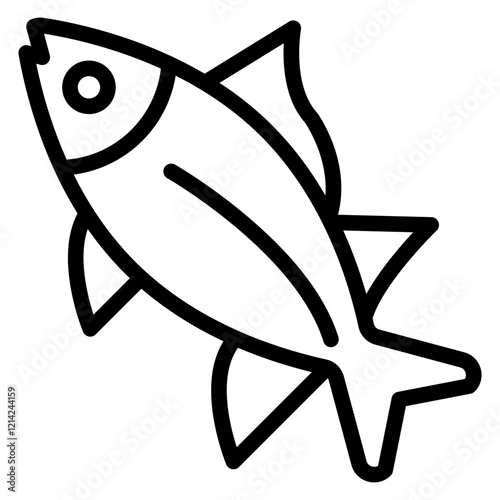 Tuna Vector Design Icon Style