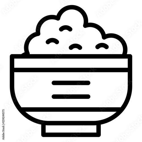 Granola Vector Design Icon Style