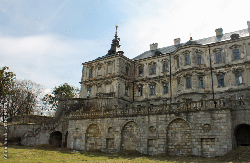 Part of Pidhirtsi Castle building near Lviv, Ukraine Part of Pidhirtsi Castle building near Lviv, Ukraine