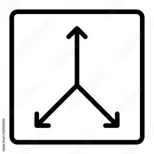 Coordinates Vector Design Icon Style