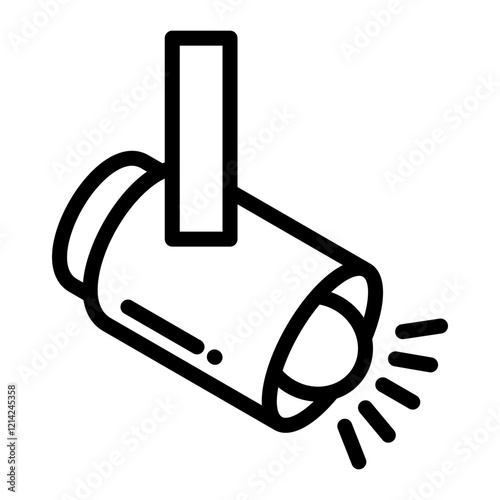 Searchlight Vector Design Icon Style