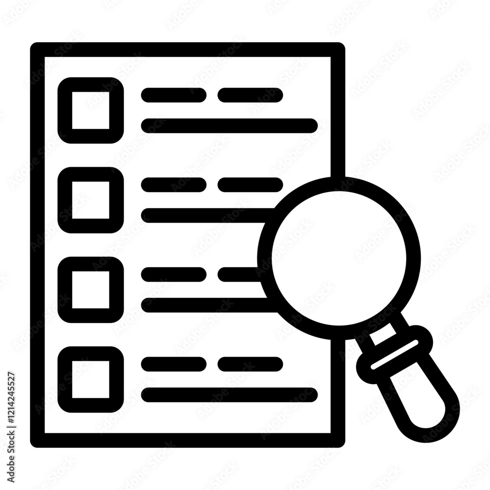 Inspection Vector Design Icon Style Inspection Vector Design Icon Style