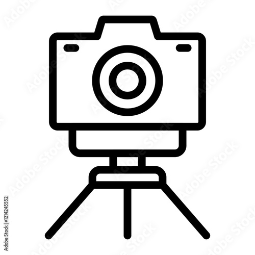 Surveyor's Instrument Vector Design Icon Style