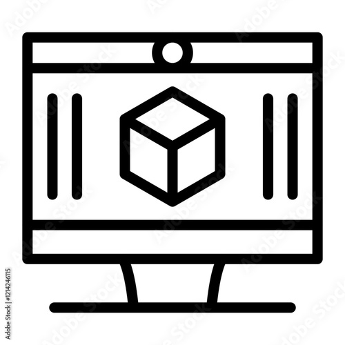 LAN Party Vector Design Icon Style