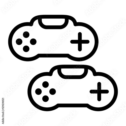 Multiplayer Vector Design Icon Style