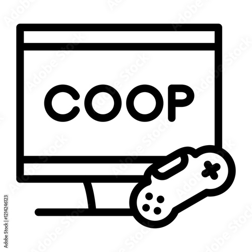 Co-op Vector Design Icon Style