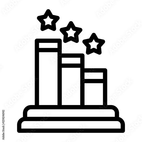 Leaderboard Vector Design Icon Style