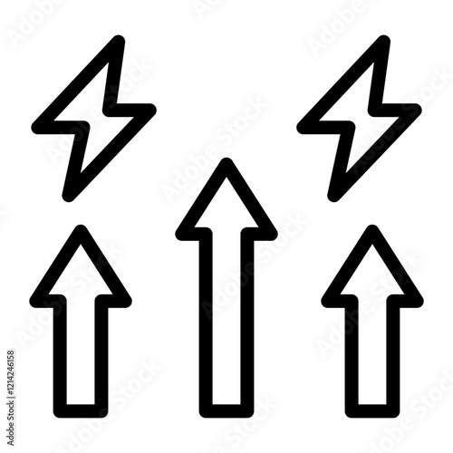 Power-Up Vector Design Icon Style