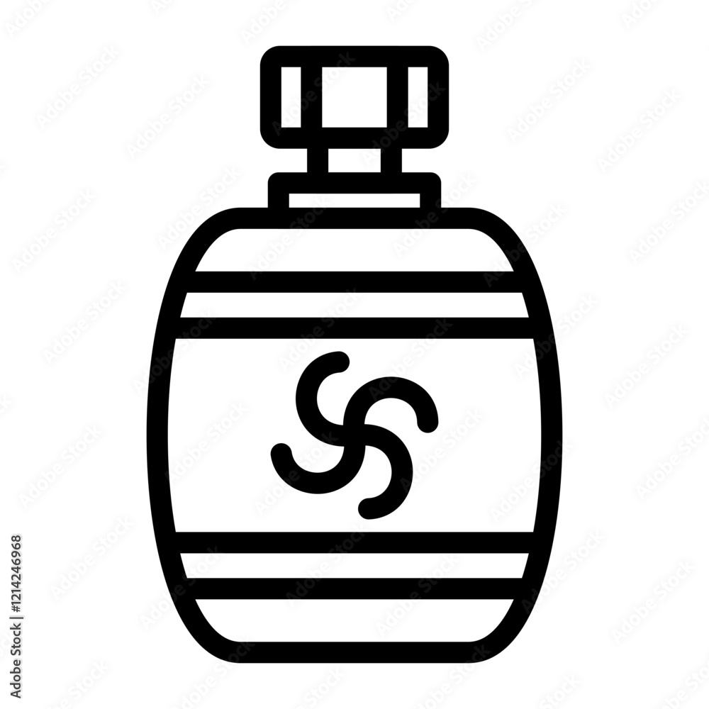 Obraz premium Irrigation Tank Vector Design Icon Style