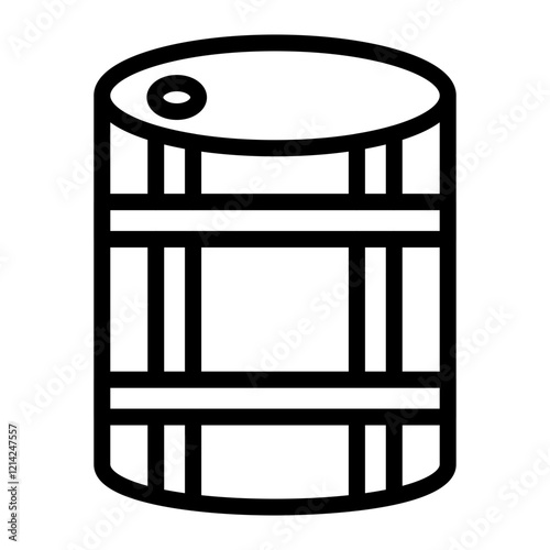 Barrel Vector Design Icon Style