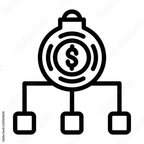 Debt Restructuring Vector Design Icon Style