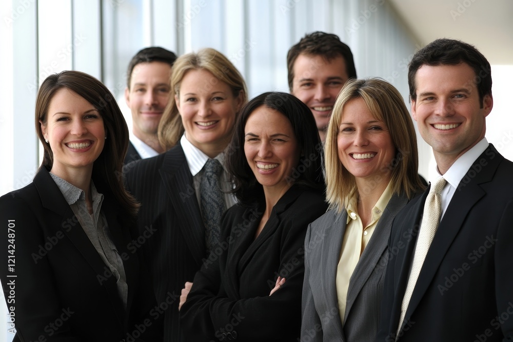 Successful and happy business team, Generative AI Successful and happy business team, Generative AI