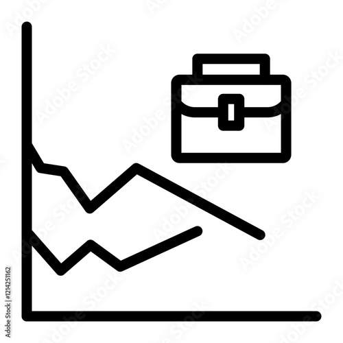 Unemployment Spike Vector Design Icon Style