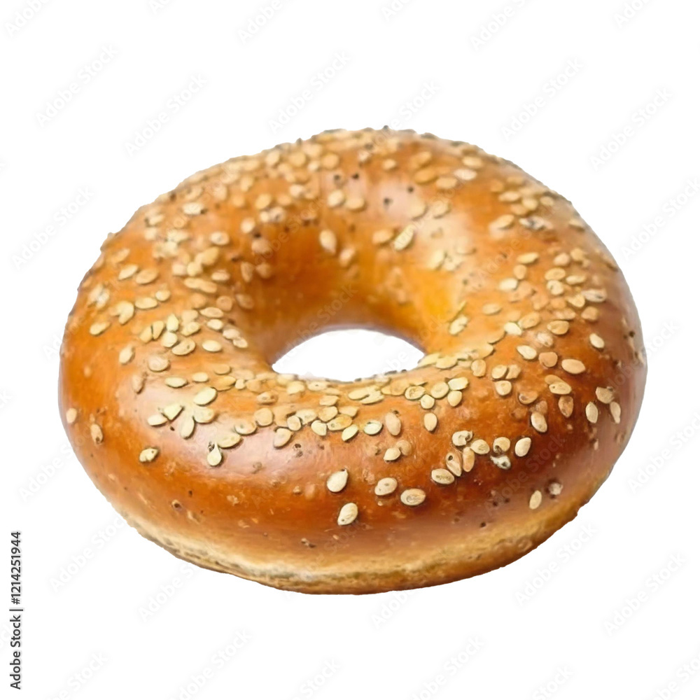 Fresh breakfast bread bagel roll isolated on white Fresh breakfast bread bagel roll isolated on white