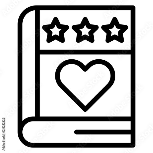 Book Lover Vector Design Icon Style