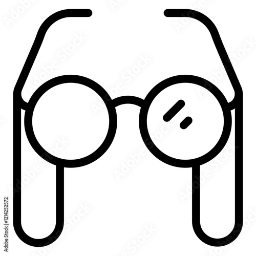 Glasses Chain Vector Design Icon Style