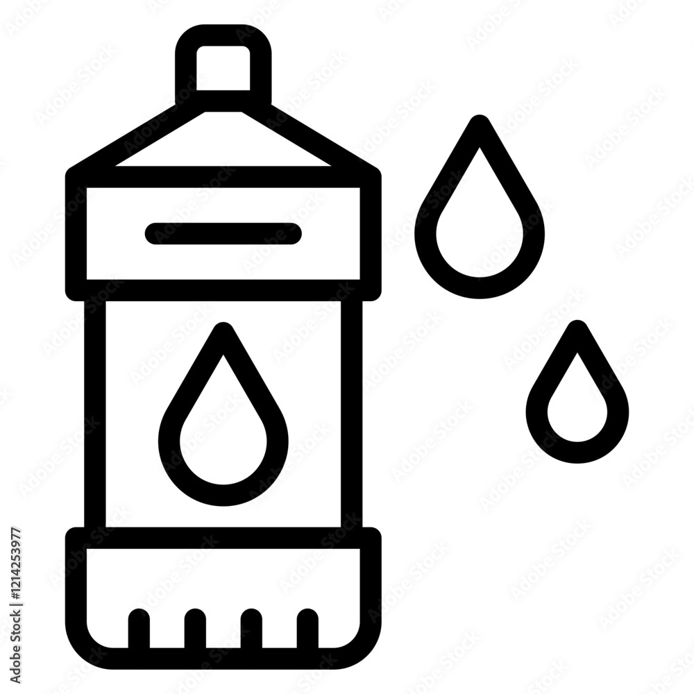 Water bottle Vector Design Icon Style Water bottle Vector Design Icon Style