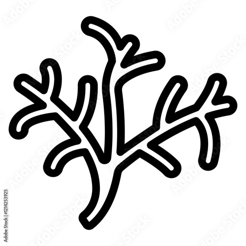 Coral Vector Design Icon Style