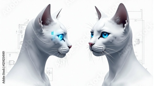 Cybernetic Cat Twins